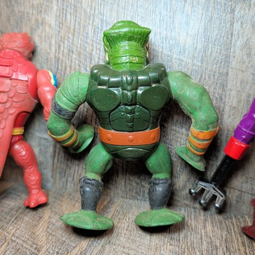 Vintage He-Man Masters of the Universe Action 6 Figure Lot 1980s Mattel